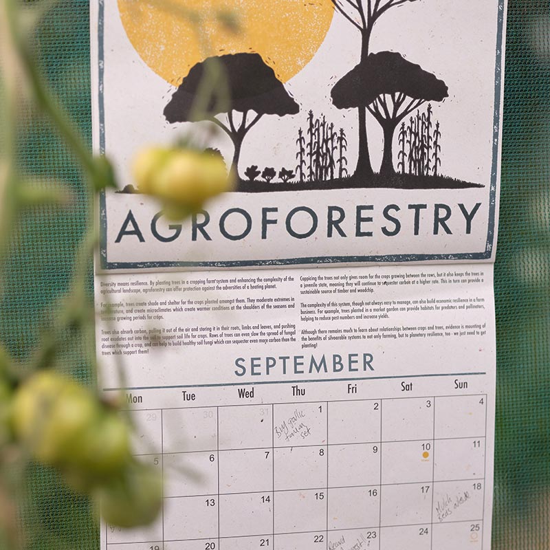 Landworkers Alliance calendar closeup September 2022